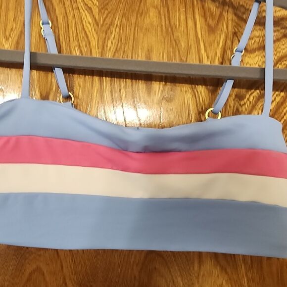 Rebel Stripe Bikini Top by L Space - Picture 7 of 7